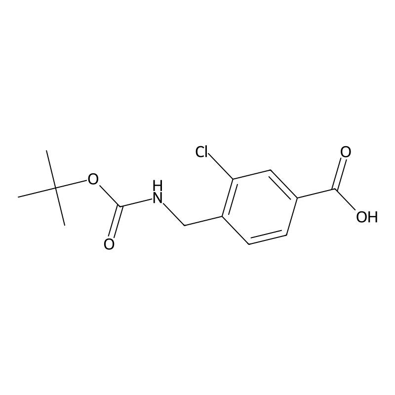 Buy 4 Tert Butoxycarbonyl Amino Methyl 3 Chlorobenzoic Acid