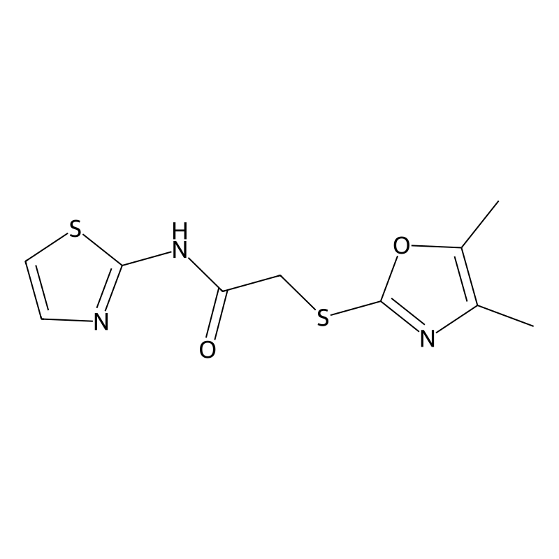 Buy 2 4 5 Dimethyl 1 3 Oxazol 2 Yl Sulfanyl N 1 3 Thiazol 2 Yl