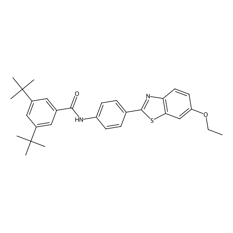 Buy 3 5 Ditert Butyl N 4 6 Ethoxy 1 3 Benzothiazol 2 Yl Phenyl Benzamide