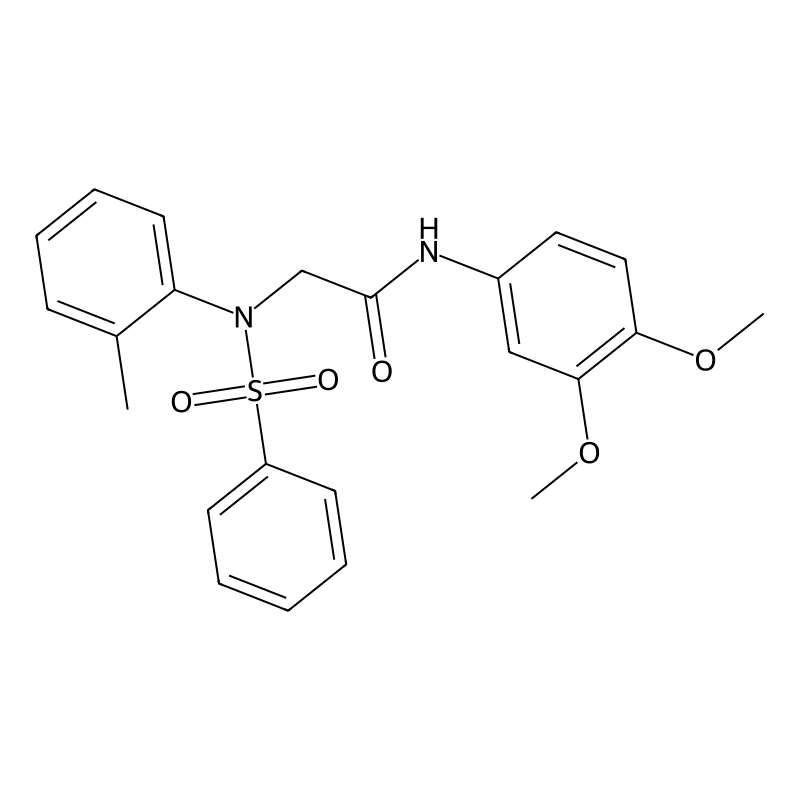 Buy N 3 4 Dimethoxyphenyl 2 2 Methyl Phenylsulfonyl Anilino Acetamide