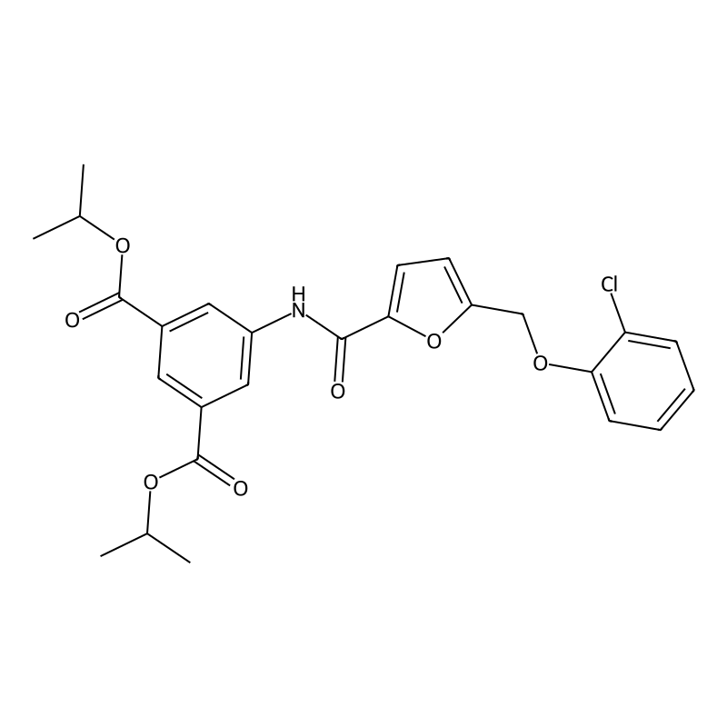 Buy Diisopropyl 5 5 2 Chlorophenoxy Methyl 2 Furoyl Amino Isophthalate