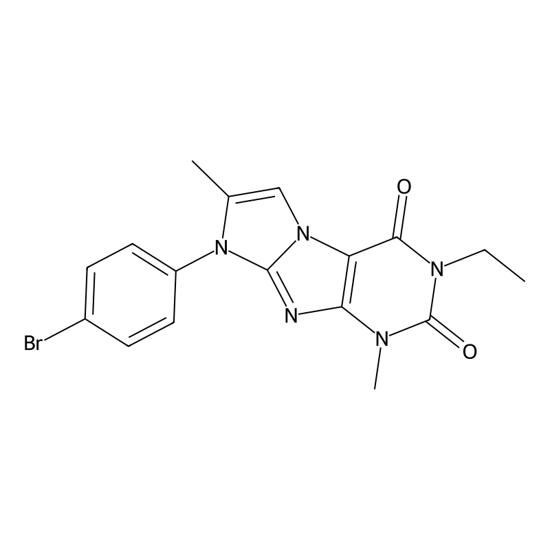 Buy 8 4 Bromophenyl 3 Ethyl 1 7 Dimethyl 1H Imidazo 2 1 F Purine 2 4