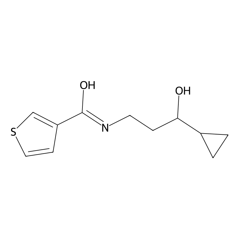 Buy N 3 Cyclopropyl 3 Hydroxypropyl Thiophene 3 Carboxamide 1396801 33 4