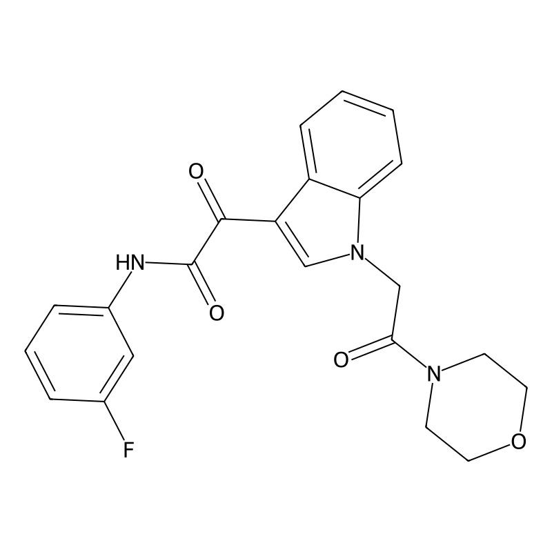 Buy N Fluorophenyl Morpholino Oxoethyl H Indol Yl