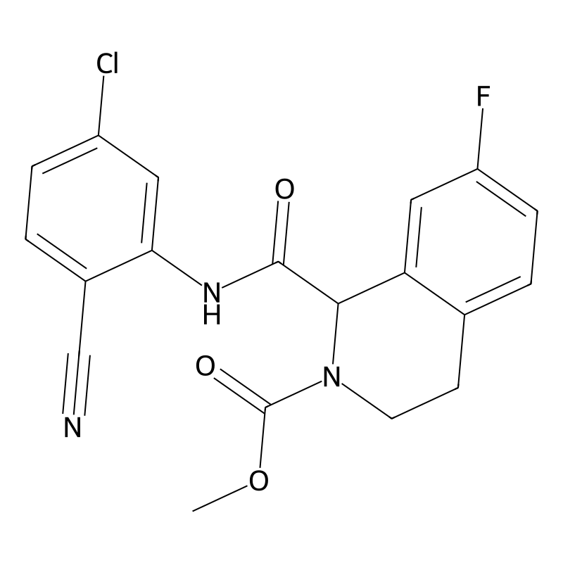 Buy Methyl 1 5 Chloro 2 Cyanophenyl Carbamoyl 7 Fluoro 3 4