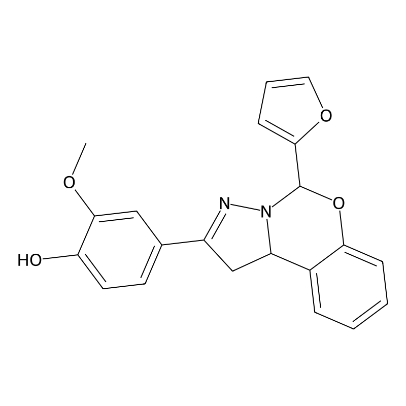 Buy 4 5 Furan 2 Yl 5 10b Dihydro 1H Benzo E Pyrazolo 1 5 C 1 3