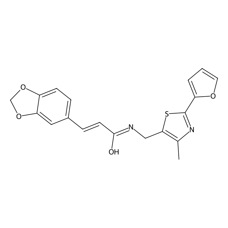 Buy E 3 Benzo D 1 3 Dioxol 5 Yl N 2 Furan 2 Yl 4 Methylthiazol