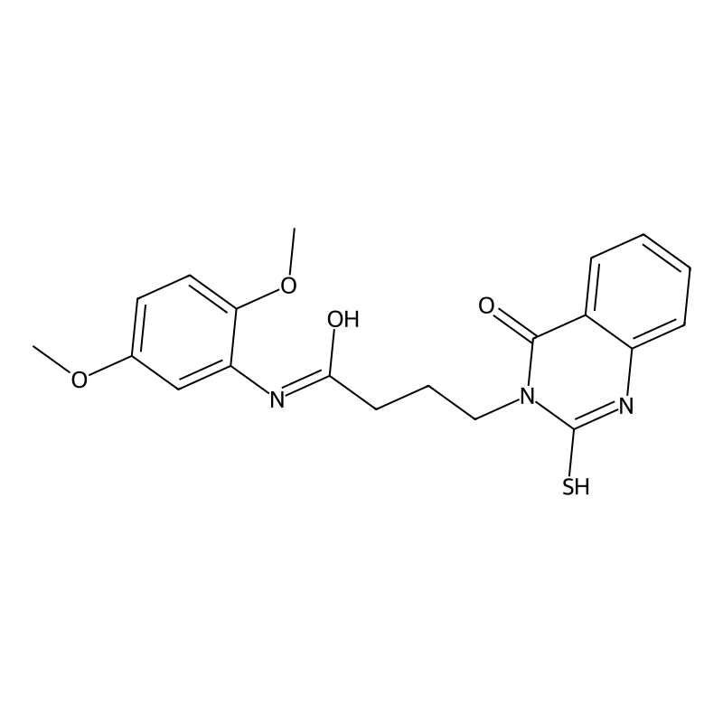 Buy N 2 5 Dimethoxyphenyl 4 4 Oxo 2 Thioxo 1 2 Dihydroquinazolin 3