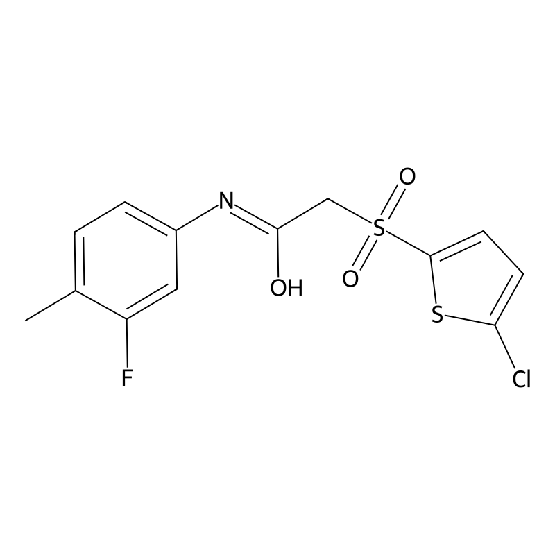 Buy Chlorothiophen Yl Sulfonyl N Fluoro Methylphenyl