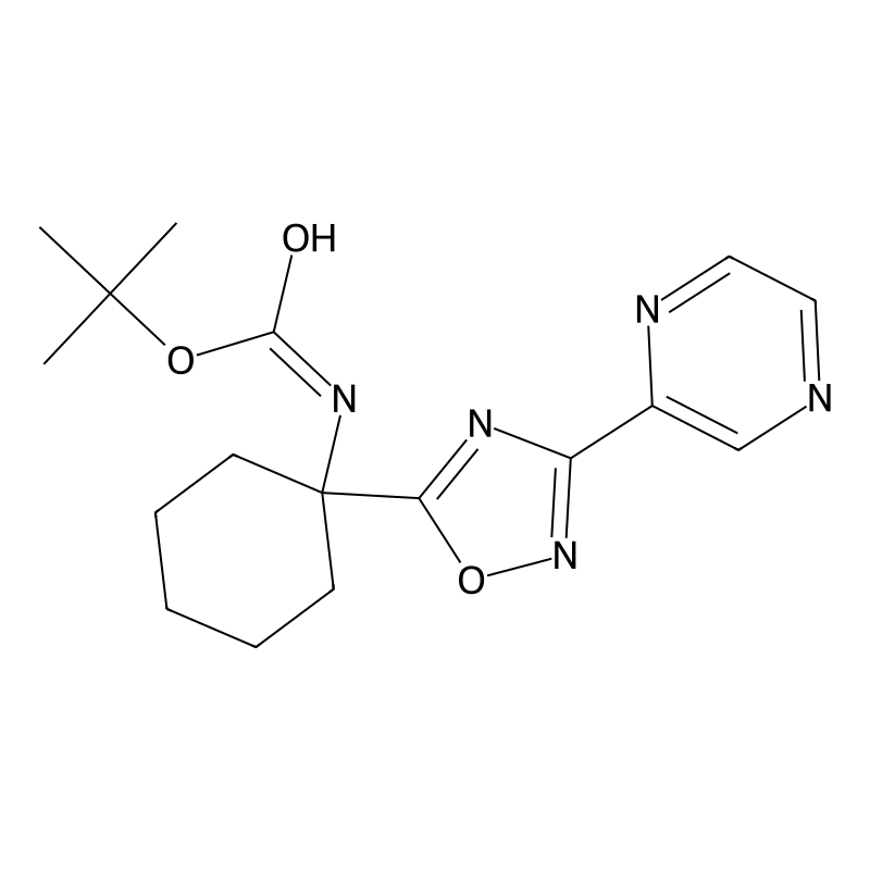 Buy Tert Butyl 1 3 Pyrazin 2 Yl 1 2 4 Oxadiazol 5 Yl Cyclohexyl