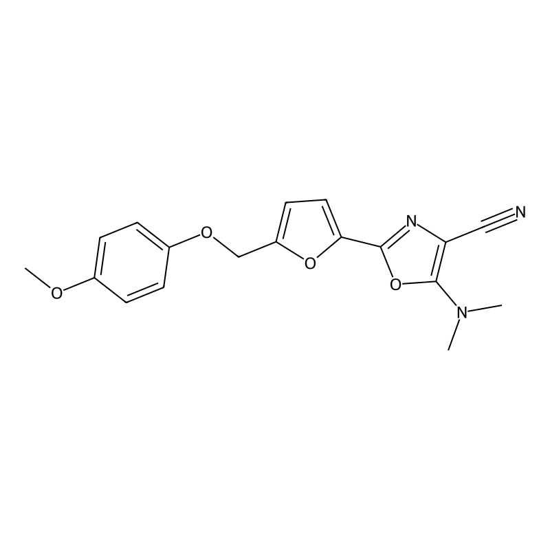 Buy 5 Dimethylamino 2 5 4 Methoxyphenoxy Methyl Furan 2 Yl Oxazole