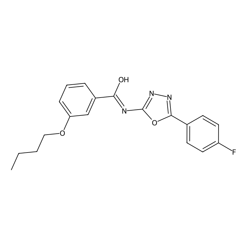 Buy 3 Butoxy N 5 4 Fluorophenyl 1 3 4 Oxadiazol 2 Yl Benzamide