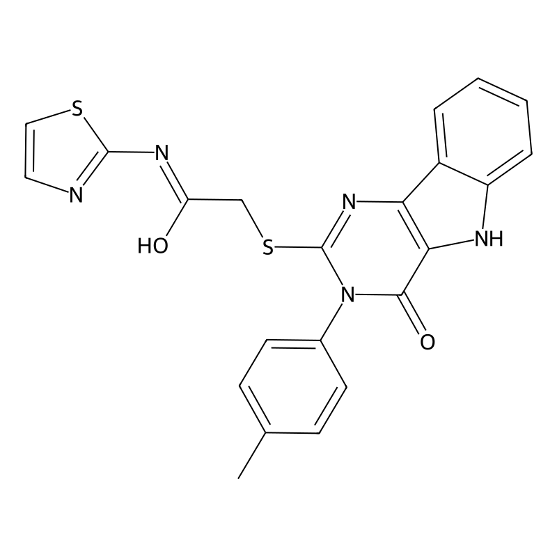 Buy 2 4 Oxo 3 P Tolyl 4 5 Dihydro 3H Pyrimido 5 4 B Indol 2 Yl Thio