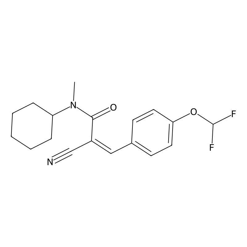 Buy 2 Cyano N Cyclohexyl 3 4 Difluoromethoxy Phenyl N Methylprop 2