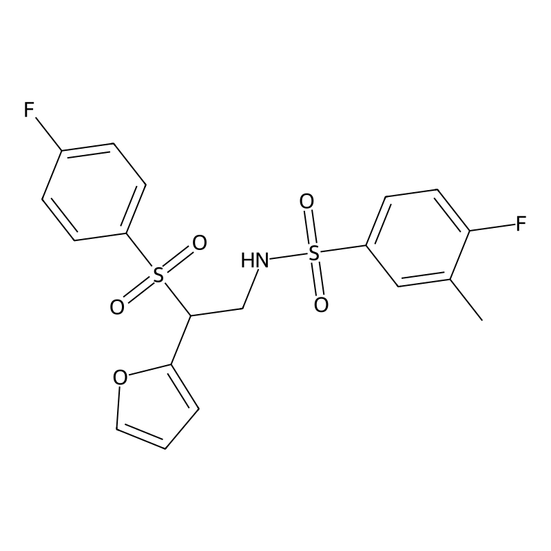 Buy 4 Fluoro N 2 4 Fluorophenyl Sulfonyl 2 2 Furyl Ethyl 3