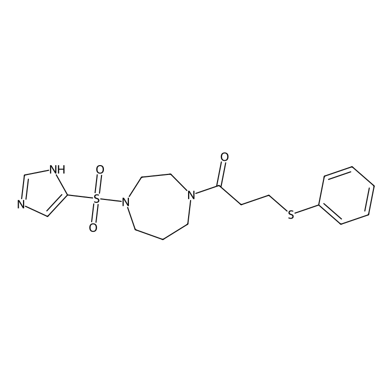 Buy 1 4 1H Imidazol 4 Yl Sulfonyl 1 4 Diazepan 1 Yl 3 Phenylthio