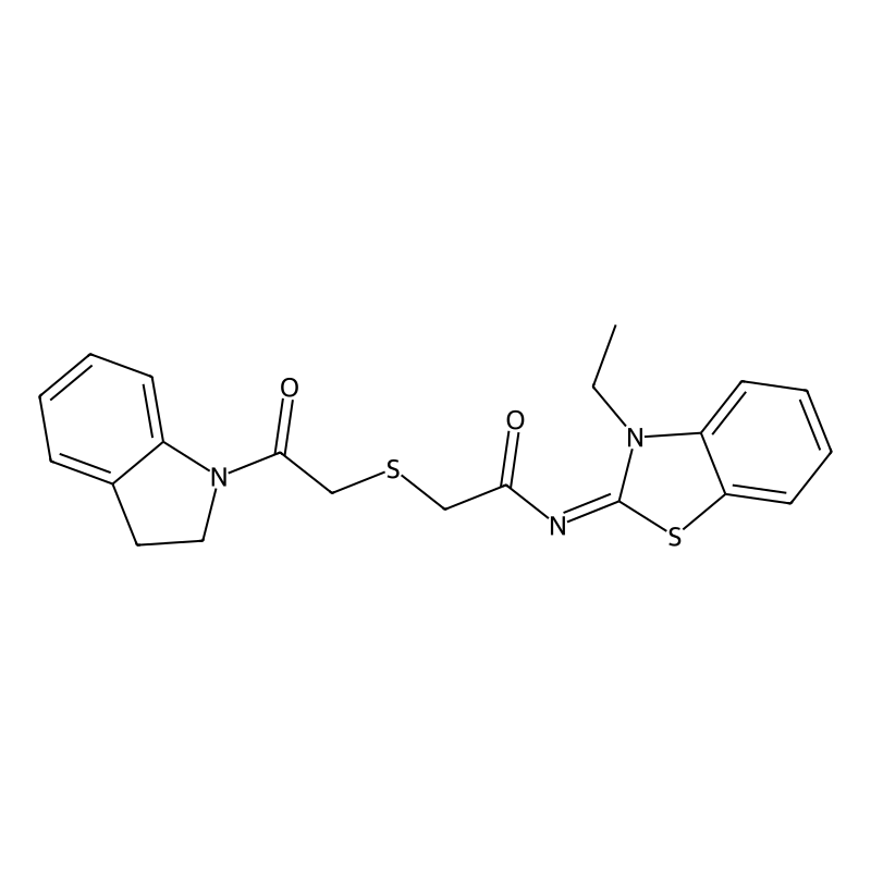 Buy Z N 3 Ethylbenzo D Thiazol 2 3H Ylidene 2 2 Indolin 1 Yl 2