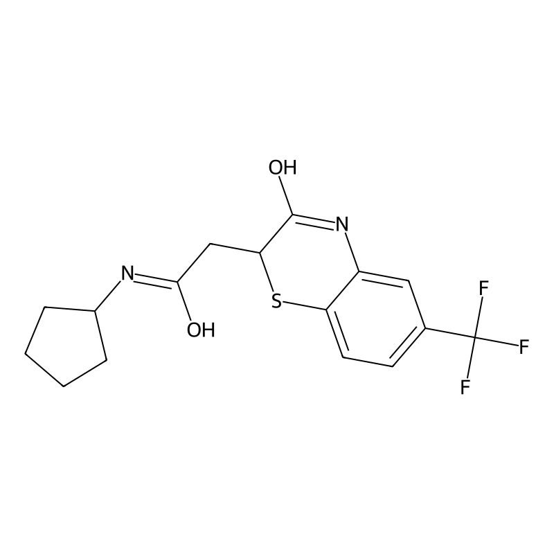 Buy N Cyclopentyl 2 3 Oxo 6 Trifluoromethyl 3 4 Dihydro 2H 1 4