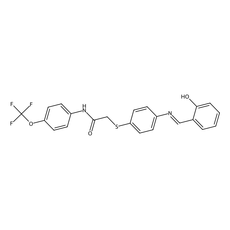 Buy 2 4 E 2 Hydroxyphenyl Methylidene Amino Phenyl Sulfanyl N