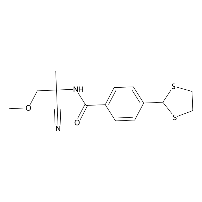 Buy N 1 Cyano 2 Methoxy 1 Methylethyl 4 1 3 Dithiolan 2 Yl Benzamide