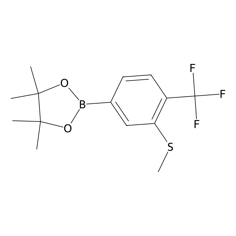 Buy 3 Methylthio 4 Trifluoromethyl Phenylboronic Acid Pinacol Ester