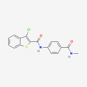 3 Chloro N 4 Methylcarbamoyl Phenyl 1 Benzothiophene 2 Carboxamide