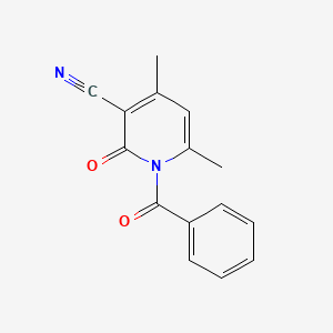 1 Benzoyl 4 6 Dimethyl 2 Oxo 1 2 Dihydro 3 Pyridinecarbonitrile