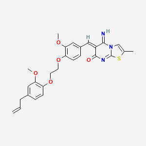 6 4 2 4 Allyl 2 Methoxyphenoxy Ethoxy 3 Methoxybenzylidene 5 Imino