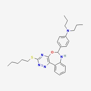 4 3 Pentylsulfanyl 6 7 Dihydro 1 2 4 Triazino 5 6 D 3 1