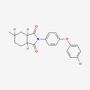 2 4 4 Bromophenoxy Phenyl 5 Methylhexahydro 1H Isoindole 1 3 2H