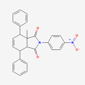 2 4 Nitrophenyl 3a Methyl 4 7 Diphenyl 3a 4 7 7a Tetrahydro 1H