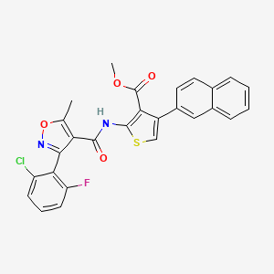 Methyl 2 3 2 Chloro 6 Fluorophenyl 5 Methyl 4 Isoxazolyl Carbonyl