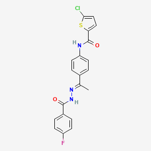 Chloro N N Fluorobenzoyl Ethanehydrazonoyl Phenyl