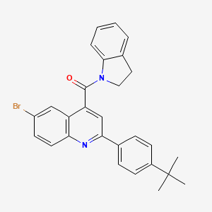 6 Bromo 2 4 Tert Butylphenyl 4 2 3 Dihydro 1H Indol 1 Ylcarbonyl