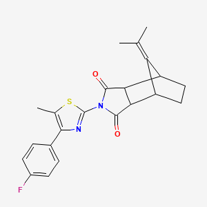 Fluorophenyl Methyl Thiazol Yl Methylethylidene