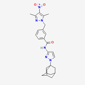 N 1 1 Adamantyl 1H Pyrazol 3 Yl 3 4 Nitro 3 5 Dimethyl 1H Pyrazol