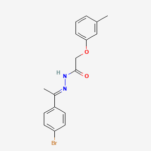 N E 1 4 Bromophenyl Ethylideneamino 2 3 Methylphenoxy Acetamide