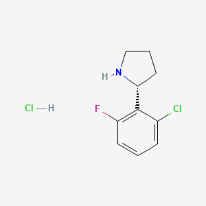 R 2 2 Chloro 6 Fluorophenyl Pyrrolidine Hydrochloride S2648599