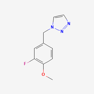 1 3 Fluoro 4 Methoxyphenyl Methyl Triazole S2706564 Smolecule