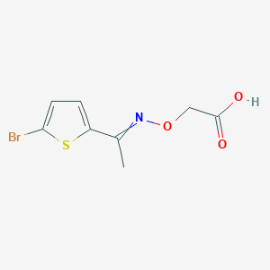 Bromothiophen Yl Ethylidene Amino Oxy Acetic Acid