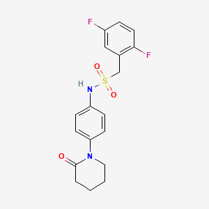 1 2 5 Difluorophenyl N 4 2 Oxopiperidin 1 Yl Phenyl