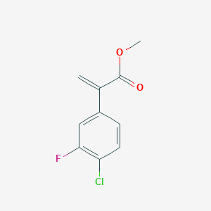 Methyl 2 4 Chloro 3 Fluorophenyl Acrylate S2853605 Smolecule