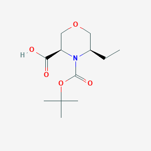 3R 5R 5 Ethyl 4 2 Methylpropan 2 Yl Oxycarbonyl Morpholine 3