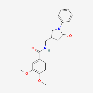 3 4 Dimethoxy N 5 Oxo 1 Phenylpyrrolidin 3 Yl Methyl Benzamide