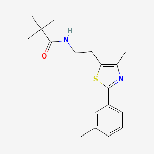 2 2 Dimethyl N 2 4 Methyl 2 3 Methylphenyl 1 3 Thiazol 5 Yl Ethyl