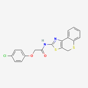 Chlorophenoxy N H Thiochromeno D Thiazol Yl Acetamide