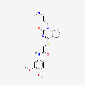 N Dimethoxyphenyl Dimethylamino Propyl Oxo