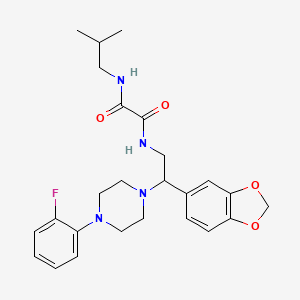 N Benzo D Dioxol Yl Fluorophenyl Piperazin Yl