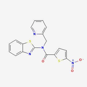 N Benzo D Thiazol Yl Nitro N Pyridin Ylmethyl Thiophene