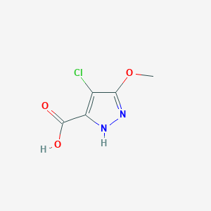 4 Chloro 3 Methoxy 1H Pyrazole 5 Carboxylic Acid S2928927 Smolecule